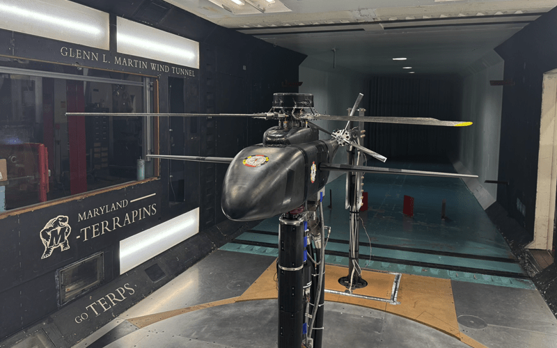 Test in the Glenn L. Martin Wind Tunnel