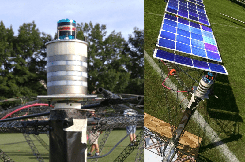 Gamera S Solar panel close up