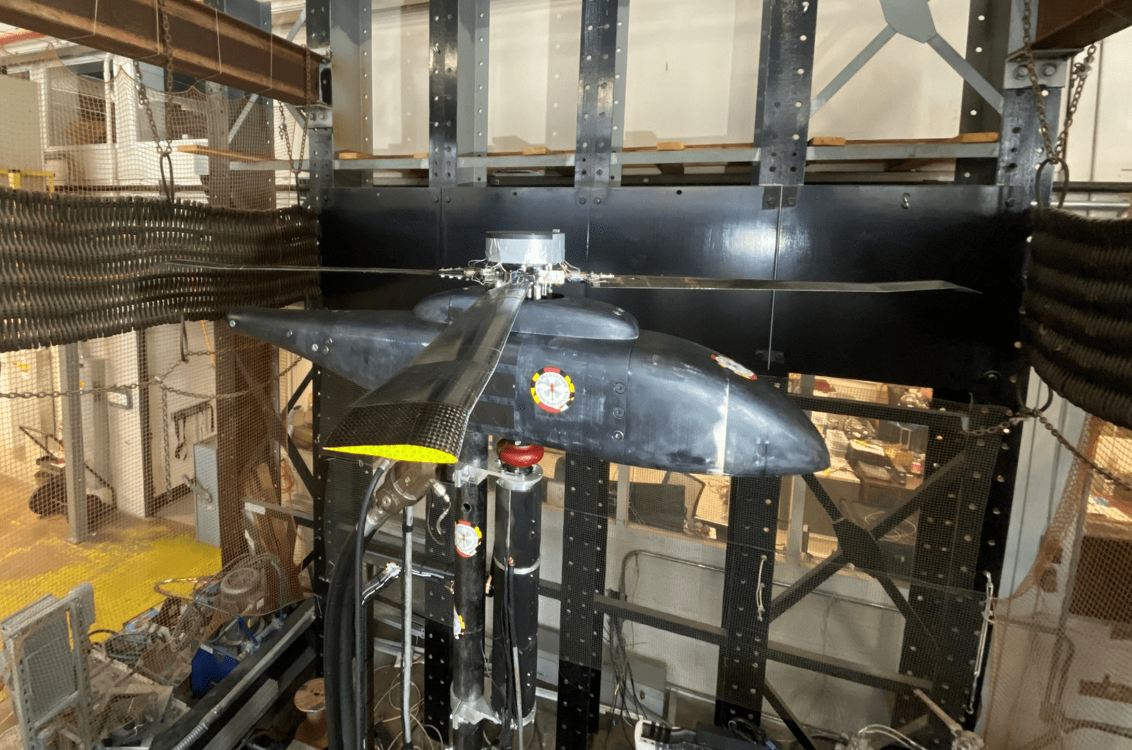 Rig inside the Hover Tower