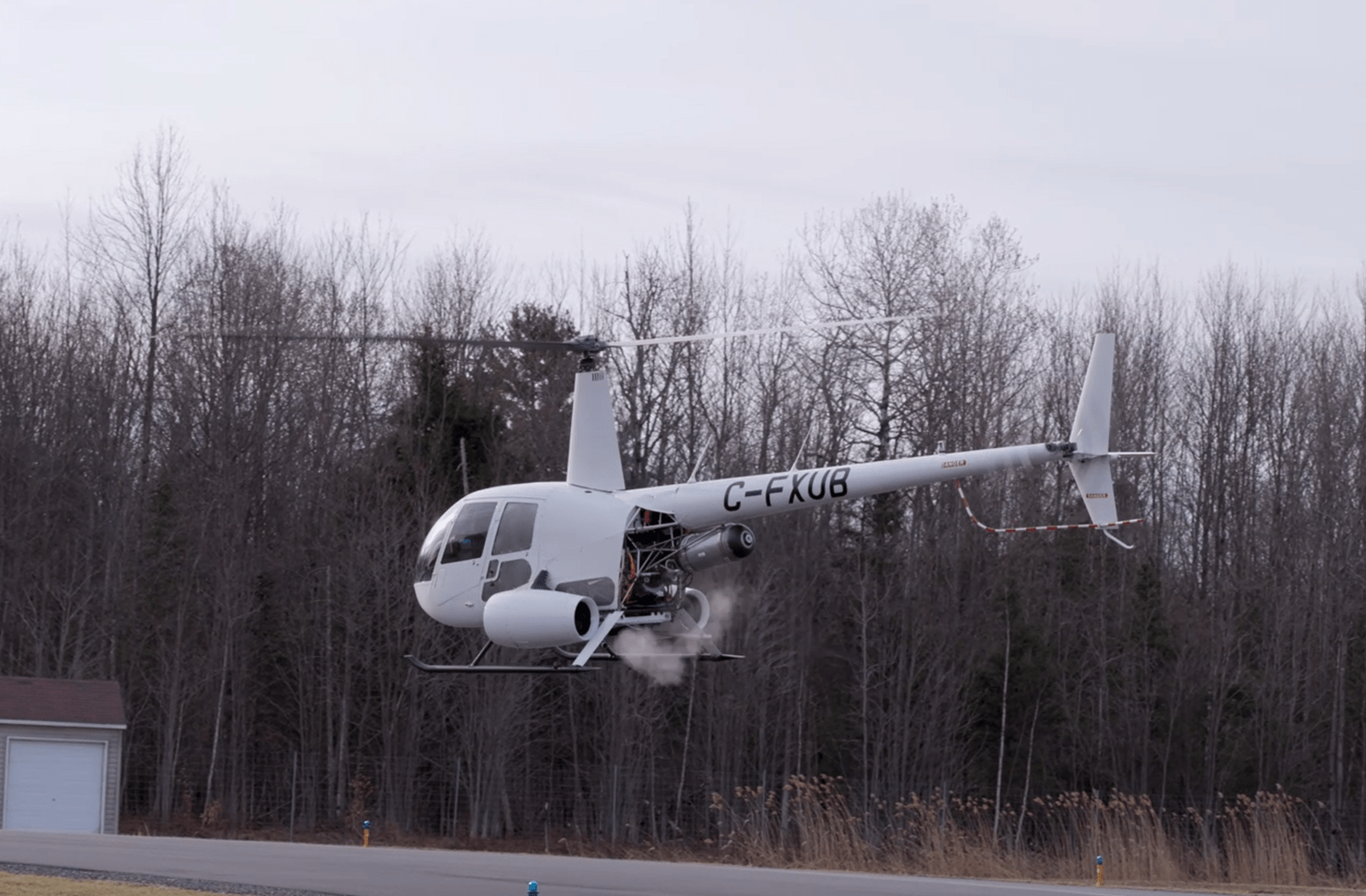 Hydrogen Helicopter Test Flight