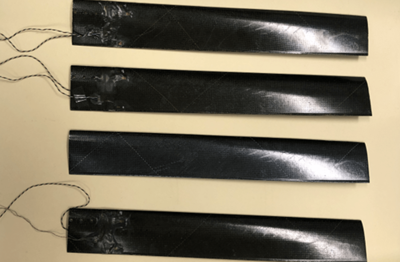 four composite rotor blades