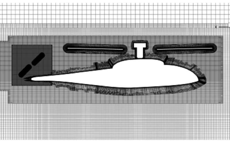 Helicoptor CFD model
